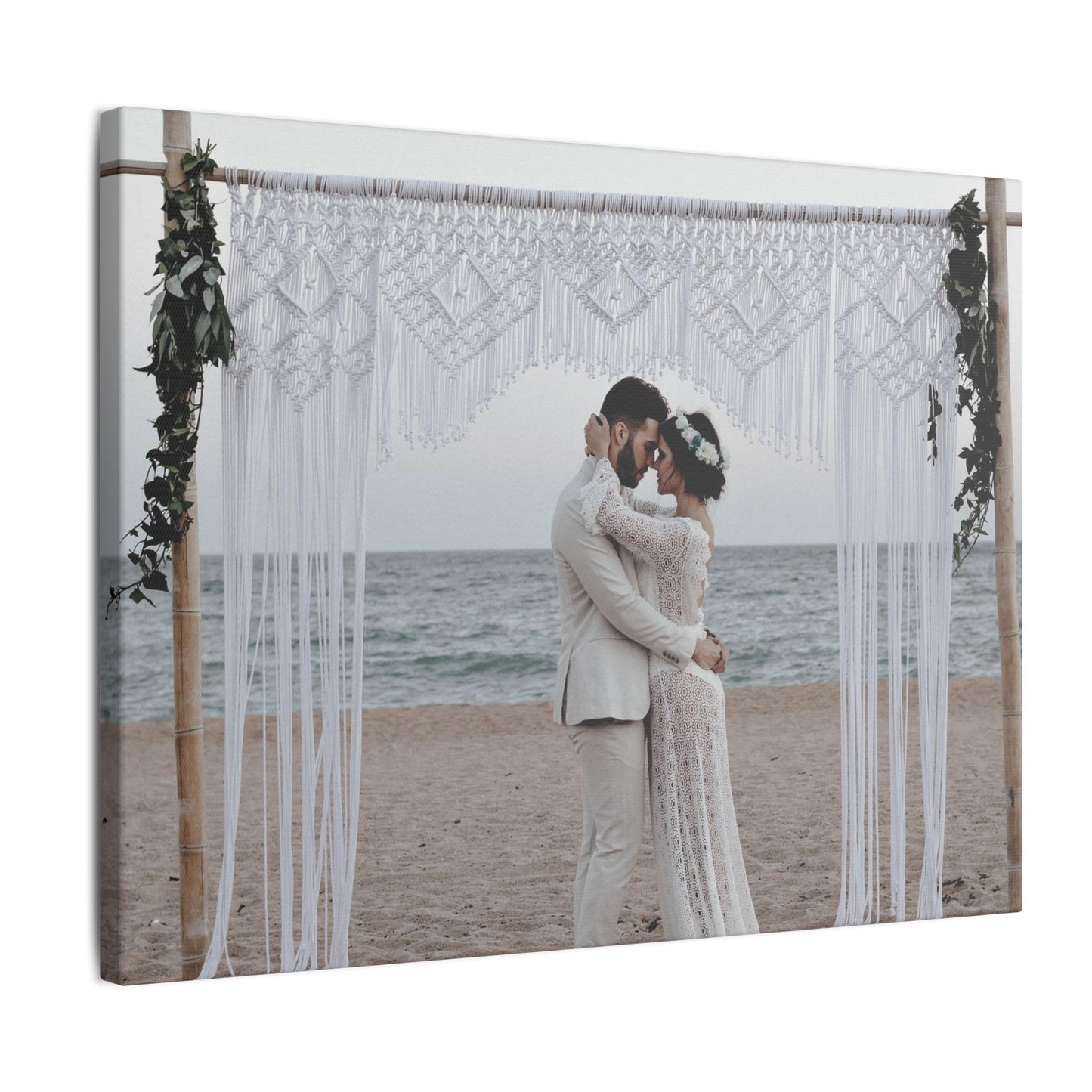 Romantic Wedding Canvas Art - Stretched Matte Print
